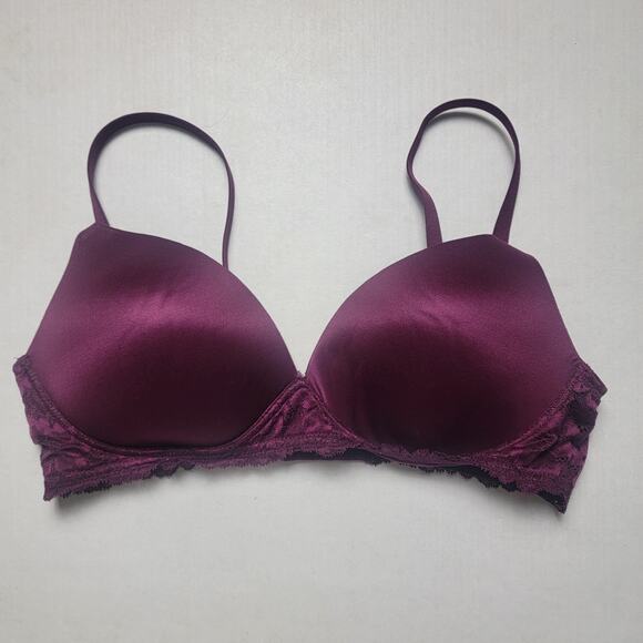 Victoria's Secret Plum No Wire Nursing Bra SZ 38C - Picture 1 of 5
